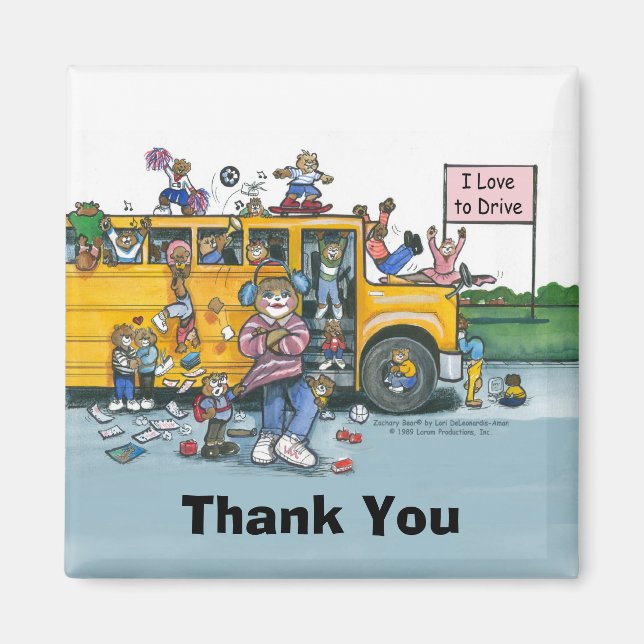 Bus Driver Magnet (Front)