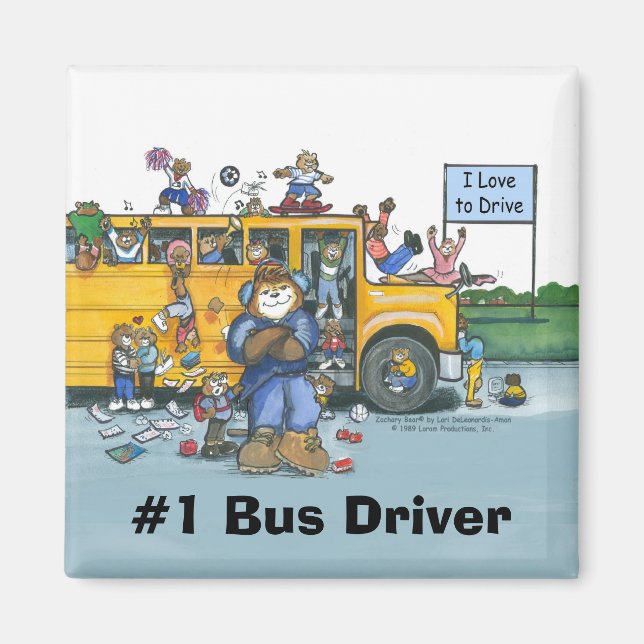 Bus Driver Magnet (Front)