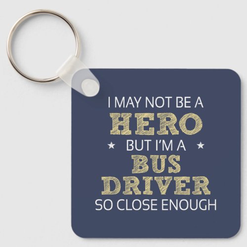 Bus Driver Novelty Keychain