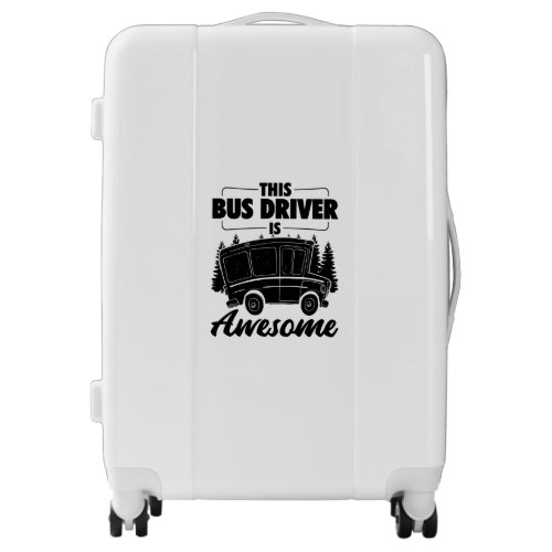 Bus driver occupation  School bus coach gift Luggage