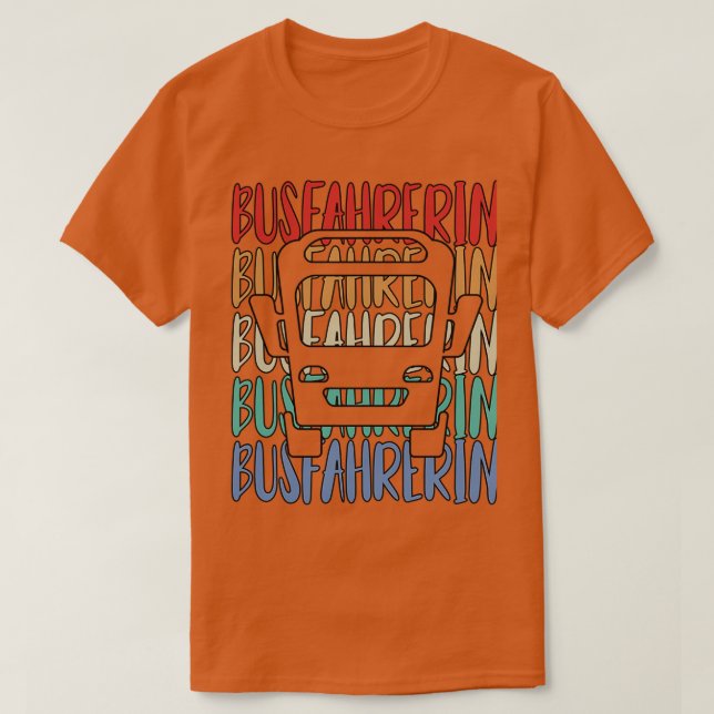 bus driver school bus driver 17 T-Shirt (Design Front)