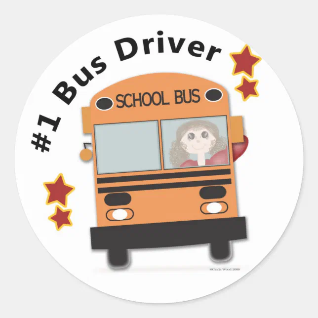 Bus Driver Stickers | Zazzle