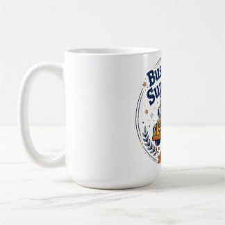 Bus Driver Superstar Retro School Bus Coffee Mug