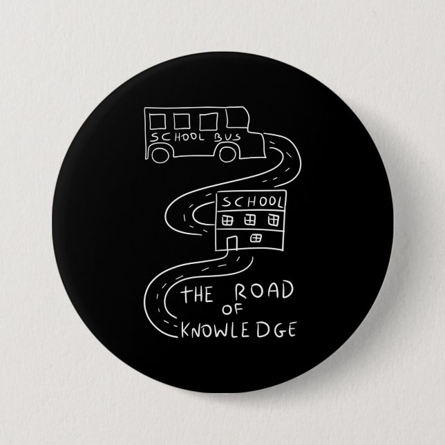 Bus Driver The Road of Knowledge Button (Front)