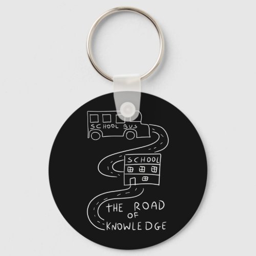 Bus Driver The Road of Knowledge Keychain