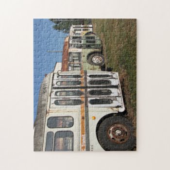 Bus Graveyard Jigsaw Puzzle by hawkysmom at Zazzle
