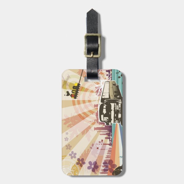 Bus Luggage Tag (Front Vertical)