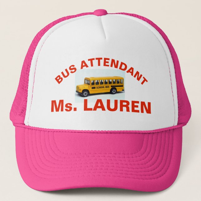 BUS MONITOR  PINK HAT (Front)