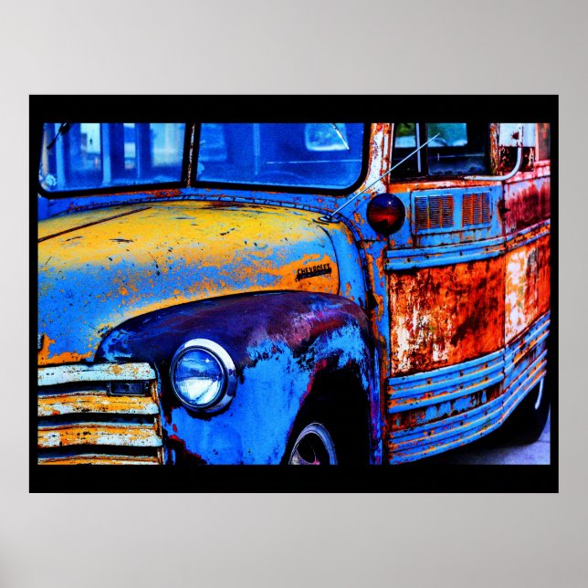 Bus of Many Colors Poster (Front)