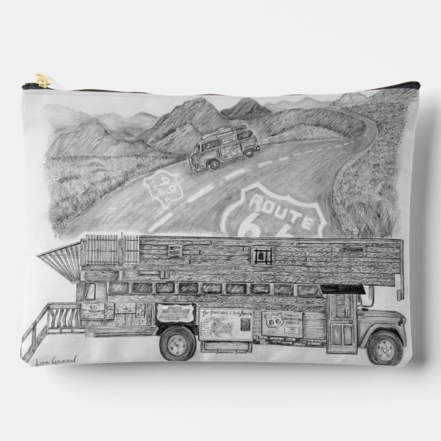 Bus on an accesoty pouch (Front)