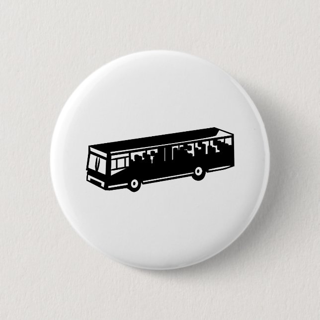 Bus Pinback Button (Front)