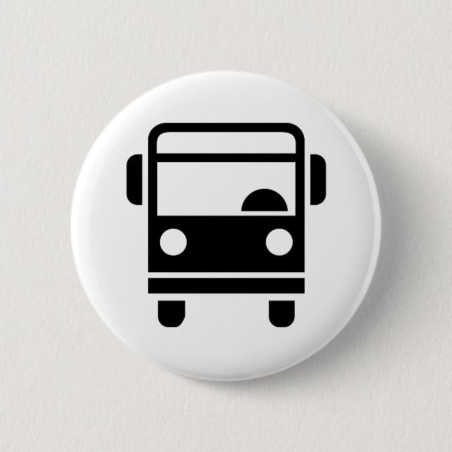 Bus Pinback Button (Front)