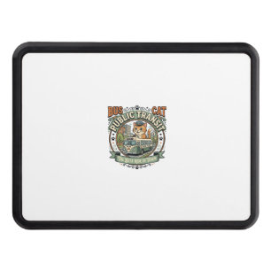 Bus Public Transit Cat Bus Public Transit Cat Vint Hitch Cover