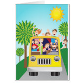 Bus Riding People Cartoon (Front)