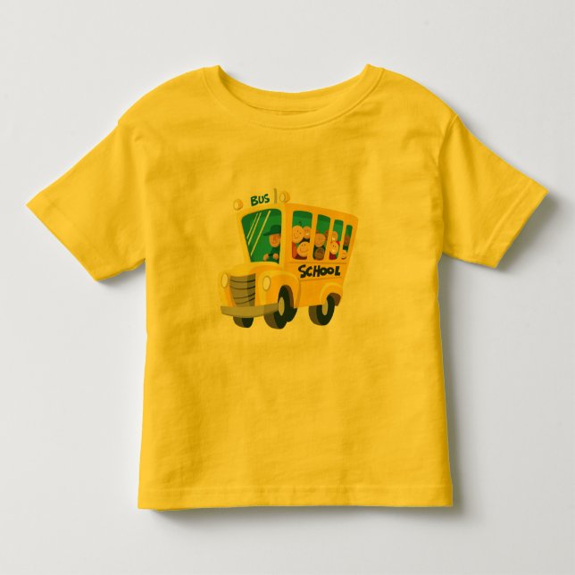 Bus school - toddler t-shirt (Front)