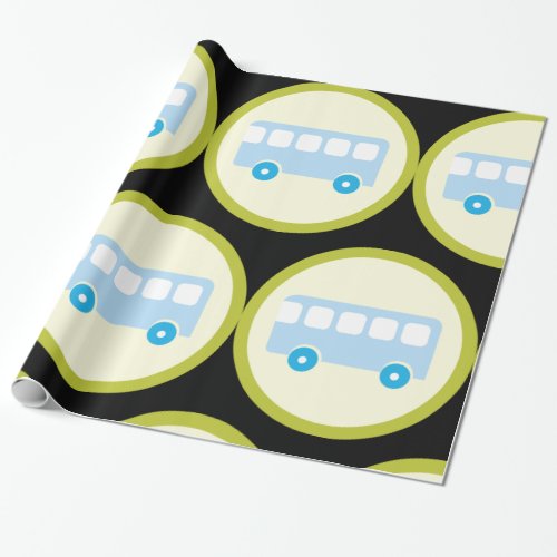 Bus Sign Wrapping Paper