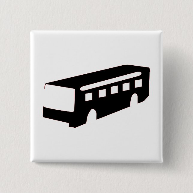 Bus Silhouette Button (Front)