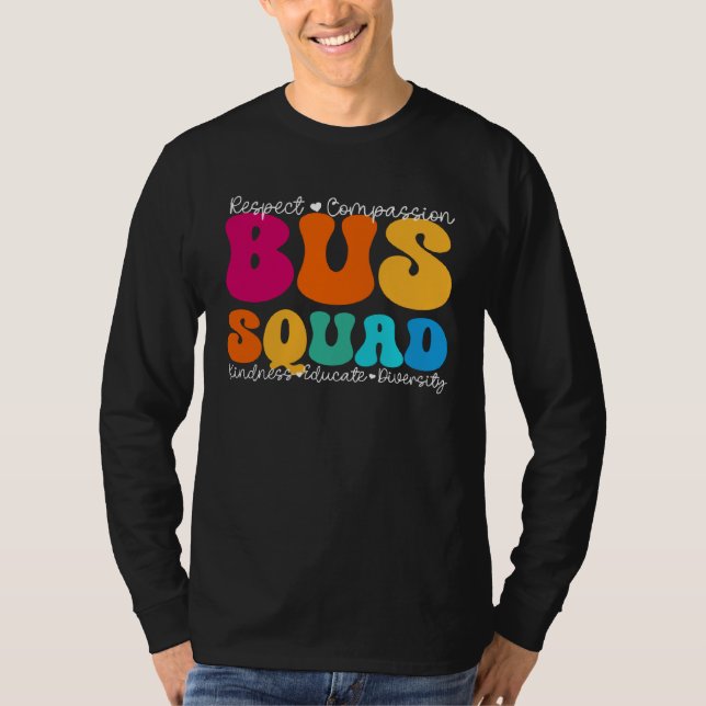 Bus Squad Appreciation Week Back to School T-Shirt (Front)