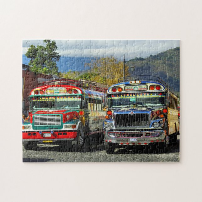Bus Station Antigua. Jigsaw Puzzle (Horizontal)