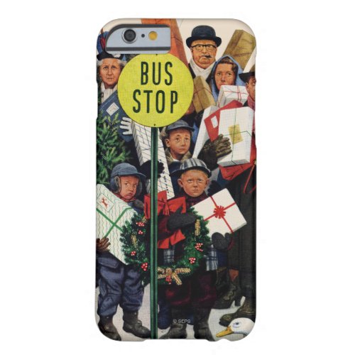 Bus Stop at Christmas Barely There iPhone 6 Case