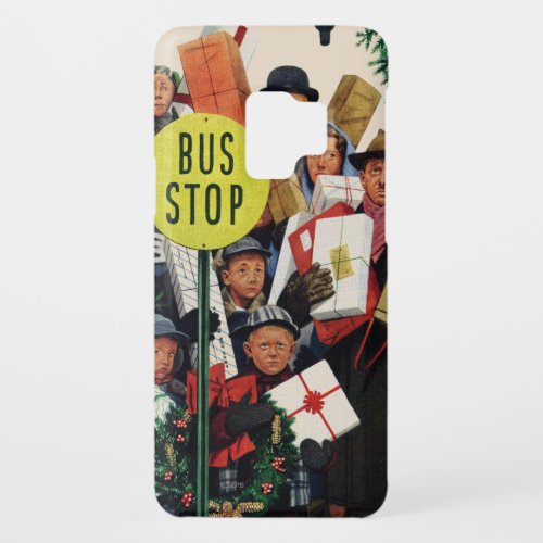 Bus Stop at Christmas Case_Mate Samsung Galaxy S9 Case
