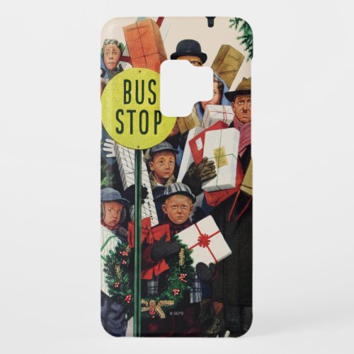 Bus Stop at Christmas Case_Mate Samsung Galaxy S9 Case
