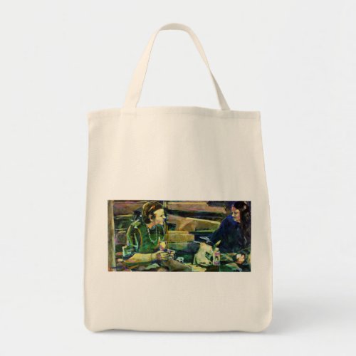 Bus Stop Dining Tote Bag