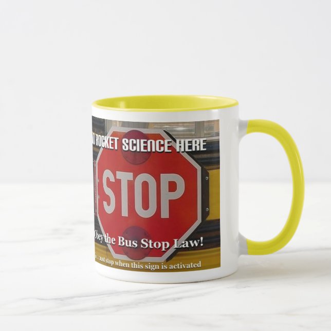 Bus Stop Law Mug (Right)