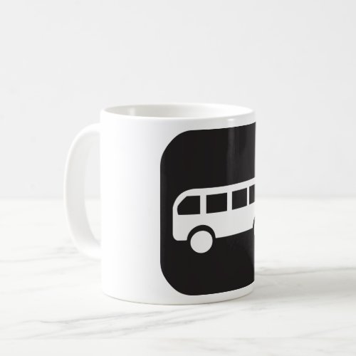 Bus Symbol Coffee Mug