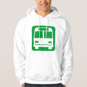 Bus symbol - Grass Green Hoodie