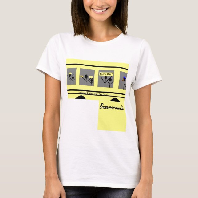 bus t-shirt3, busercrombie T-Shirt (Front)