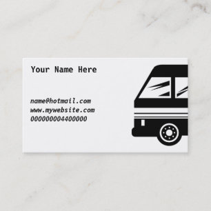 Bus, Your Name Here, Business Card