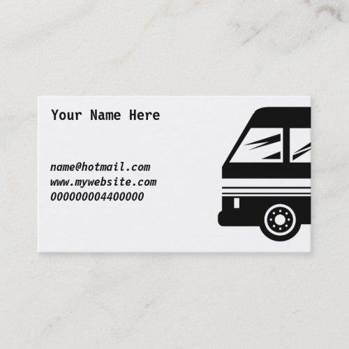 Bus Your Name Here Business Card