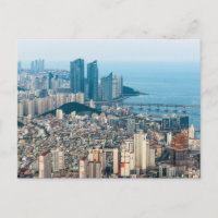 Busan city Skyline. Yeongnam province, South Korea