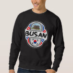 Busan South Korea Aesthetic Korean Flag City Souve Sweatshirt