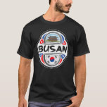 Busan South Korea Aesthetic Korean Flag City Souve T-Shirt