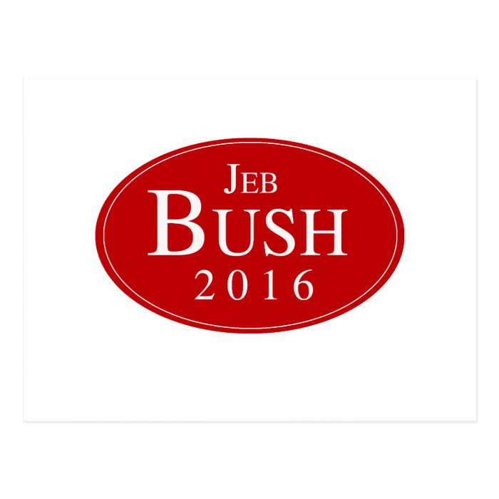 BUSH 2016 OVALESQUE  .png Postcard