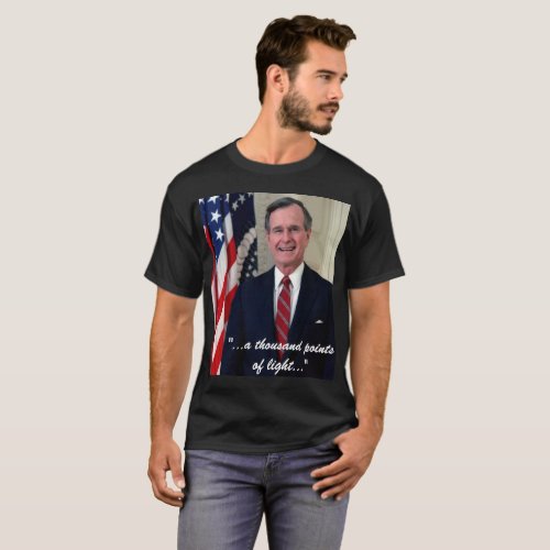 Bush 41 with thousand points of light T_Shirt