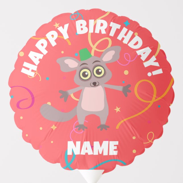 Bush Baby Balloon (Front)