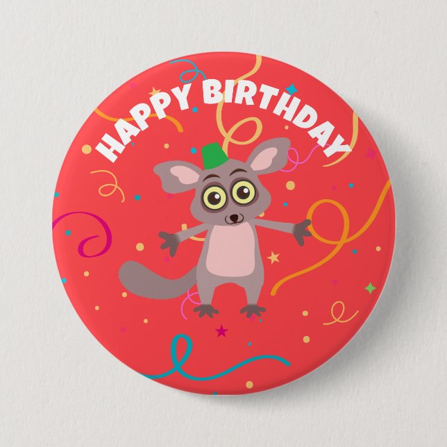 Bush Baby Button (Front)