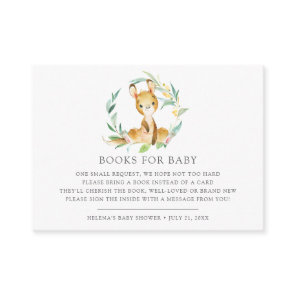 Bush Baby Kangaroo Baby Shower Book Request Cards