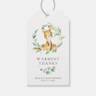 Bush Baby Kangaroo Baby Shower Favor Tags