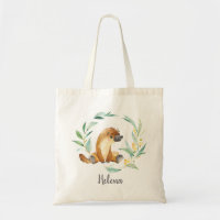 Bush Baby Platypus Personalized Tote Bag