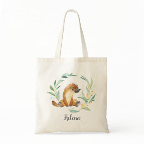 Bush Baby Platypus Personalized Tote Bag