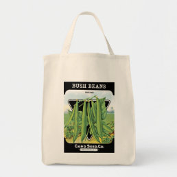 Bush Beans Seed Packet Label Tote Bag