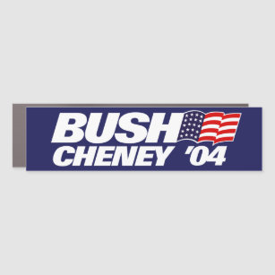 Bush Cheney '04 Bush 2004 Bumper Car Magnet