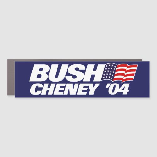 Bush Cheney 04 Bush 2004 Bumper Car Magnet