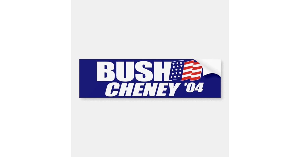 Bush Cheney 2004 Bumper Sticker Zazzle