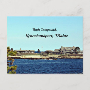 Bush Compound, Kennebunkport, Maine Postcard