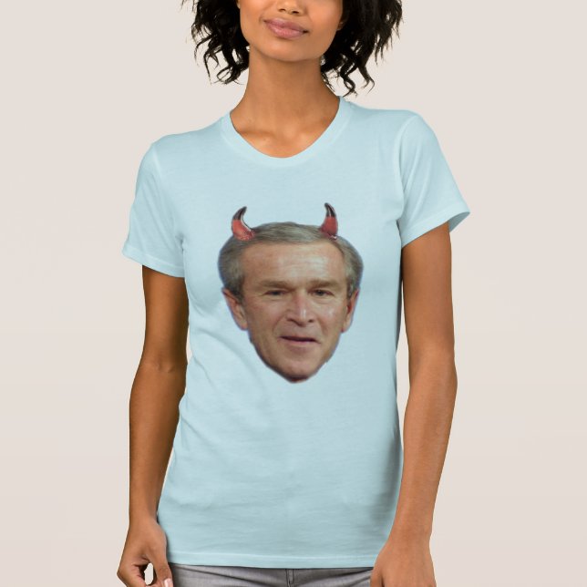 Bush - Devil, Cheney - Devil T-Shirt (Front)